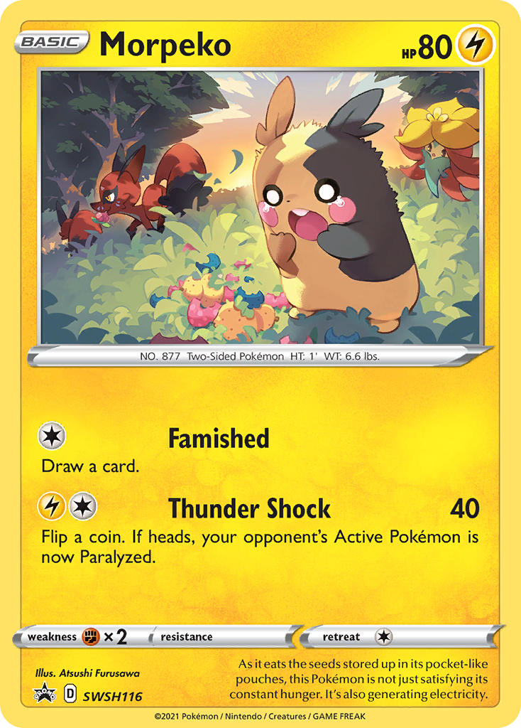 Sword & Shield Promo's Morpeko #116